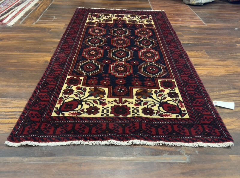 Genuine Hand Knotted Turkish Oushak Heriz GeometricArea Rug Carpet 3’4x6’4,#1013 gallery