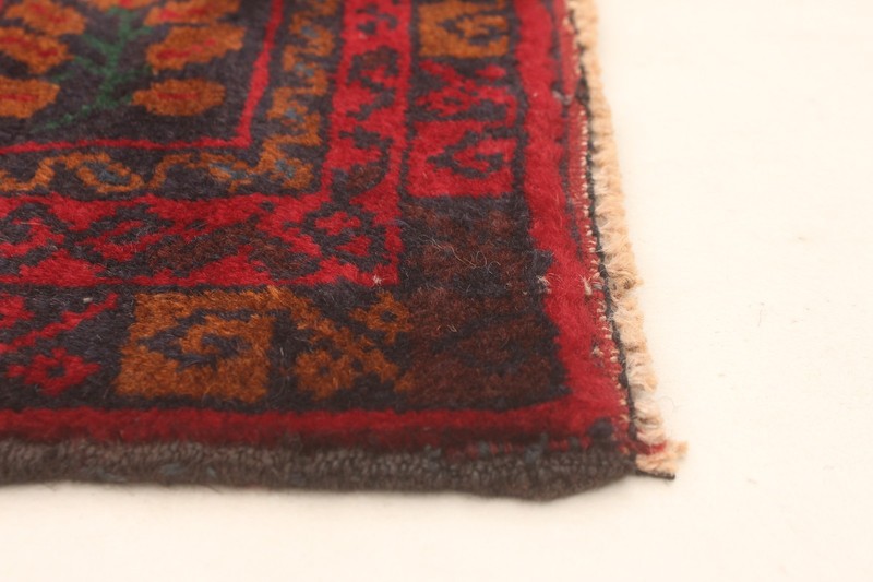 Vintage 3'7" x 6'6" Traditional Hand Knotted Vegetable Dye Wool Area Rug gallery