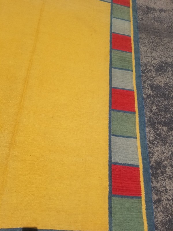 Vintage Traditional Handmade Beautiful Gabbeh Kilim Floor Rug Carpet 230x161 cm gallery