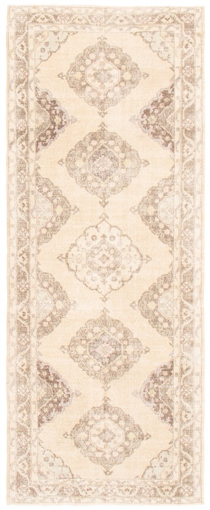 Vintage Hand-Knotted Carpet 4'9" x 12'7" Traditional Oriental Wool Area Rug