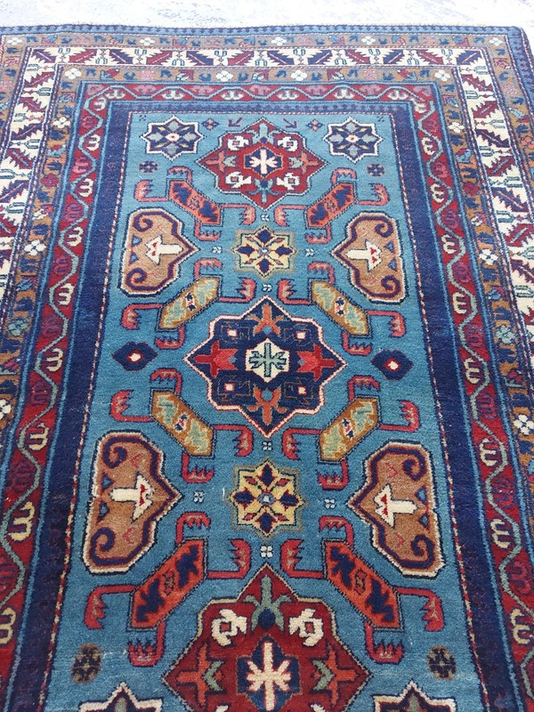1850S Very Old Antique Kuba Rug Kazak shirvan Geometric Rug V Rare Finely Rug gallery