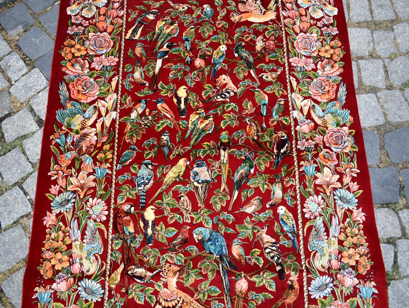 Silk Rug 100 % Bamboo Silk Rug 39'' x 59'' Home Decor Silk Bamboo Wall Rug gallery