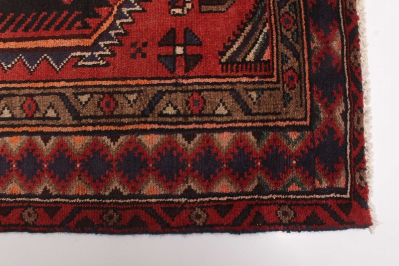 Vintage 3'4" x 5'2" Traditional Hand Knotted Vegetable Dye Wool Area Rug gallery