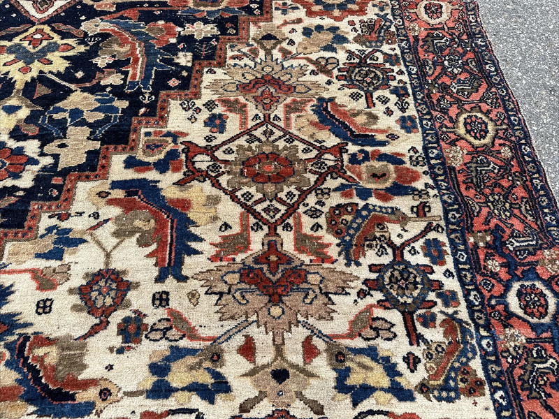 Auth: 19th C Antique N W Kurdish Rug Exquisite Mystical ART Kalleh Fine 7x15 gallery