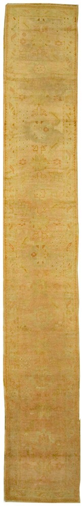 Antique Turkish Oushak Runner Rug 2'4 X 16'9 E21098