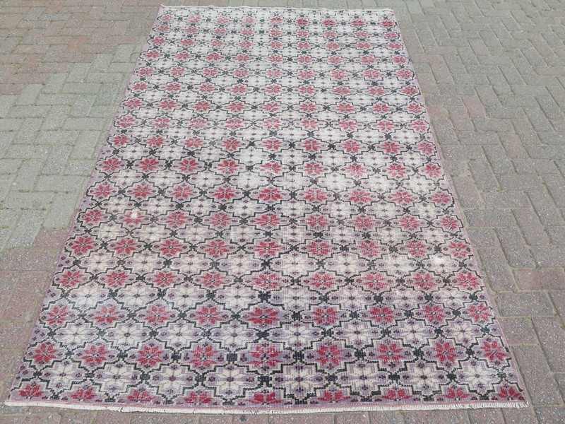 Vintage Anatolia Carpet, Modern Rug, Floor Carpet, Handmade Large Rug 62"X101" gallery