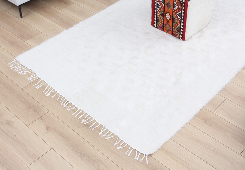 Blanket Siirt Blanket Turkish 5.02' x 7.51' Vintage Fast Shipment 11791 gallery