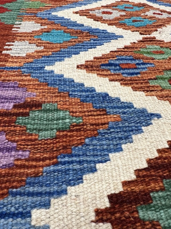 Vintage Kilim Traditional Hand Made Oriental Wool Kilim 5ftx3.2ft 151cmx100cm gallery