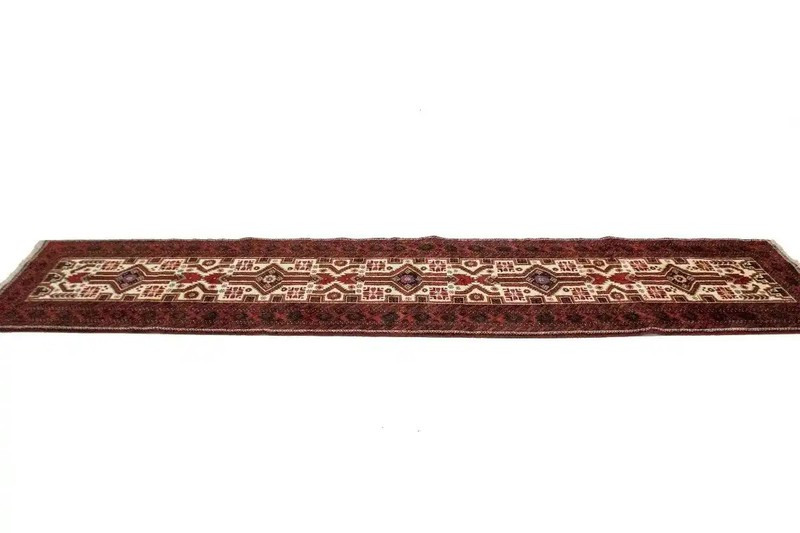3X13 ft Geometric Tribal Runner Rug Oversized Oriental Hallway Kitchen Carpet gallery