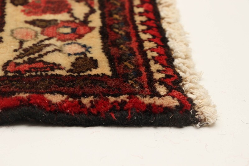 3'8" x 9'1" Vintage Hand-knotted Runner Rug Traditional Oriental Wool Carpet gallery