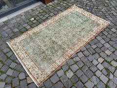 Turkish vintage rug, Carpet, Area rug, Vintage rug, Turkish rug 3,5 x 6,6 ft
