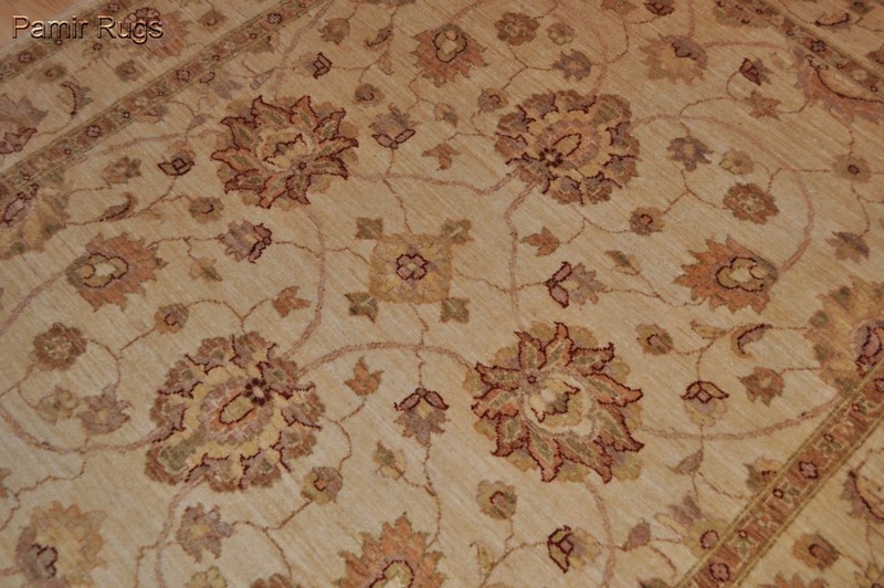 5x6 ft. Top quality handmade vegetable dye Chobi beige CREAM color rug gallery