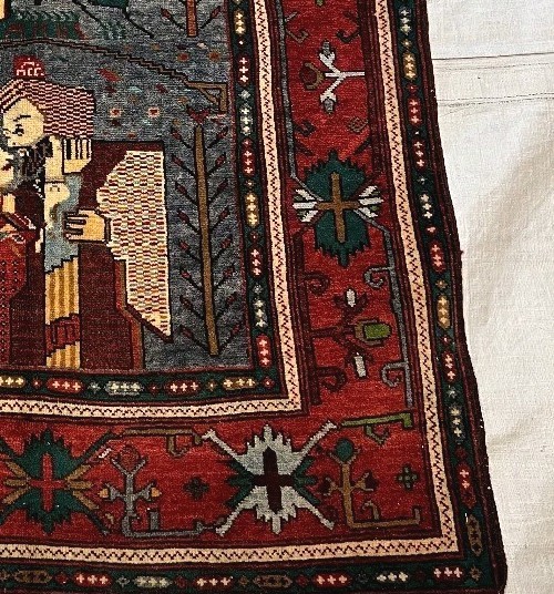 Handmade Afghan amazing rug Great Quality Beauiful design Size 143x100cm gallery