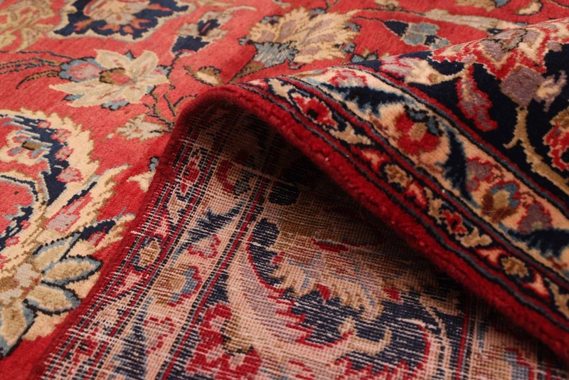 Vintage 7'7" x 11'2" Traditional Hand Knotted Vegetable Dye Wool Area Rug gallery