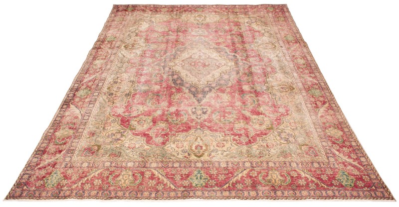 Traditional Vintage Hand-Knotted Area Rug 9'7" x 13'0" Oriental Wool Carpet gallery