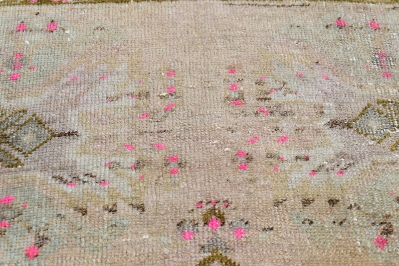 Doormat Oushak Rug,1'6 x 2'7 ft,Turkish Rug, Vintage,Bohemian Rug, Anatolian Rug gallery