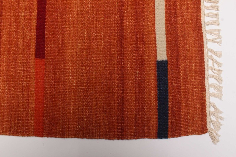 Vintage Hand Woven Turkish Carpet 4'11" x 8'2" Traditional Wool Kilim Rug gallery