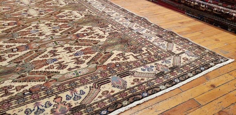 Exquisite Antique 1930'svWool Pile Vegy Dye Armenian Rug Nagorno-Karabak 8x12ft gallery