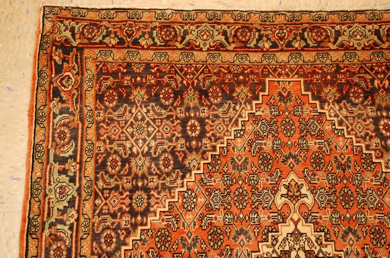 NATURAL WOOL Old Oriental Rugs,Hand Woven,knotted size Approximately 3'6" x 5'2" gallery