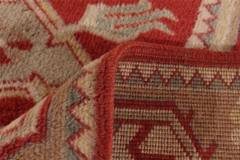 Vintage 4'2" x 6'4" Traditional Hand Knotted Vegetable Dye Wool Area Rug gallery