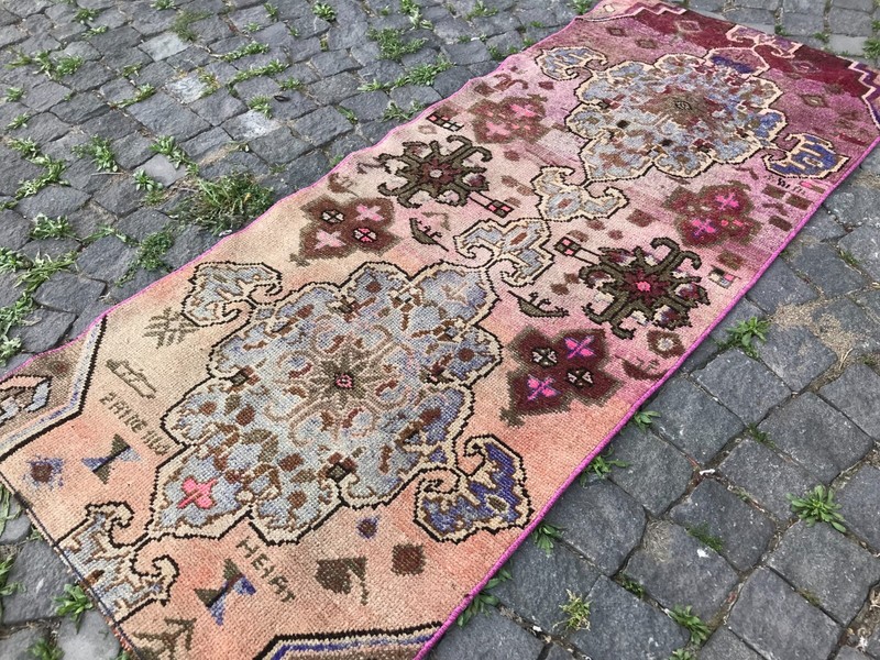 Handmade Rug Turkish Area Rug Vintage Rug Oushak Rug Antique Rug Bohemian Rug gallery