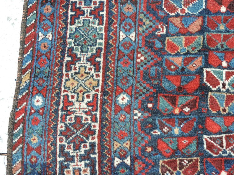 5x7ft. Antique Bownat Oriental Wool Rug gallery