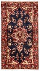 Vintage 2’11” x 5’4″ Traditional Hand Knotted Vegetable Dye Wool Area Rug