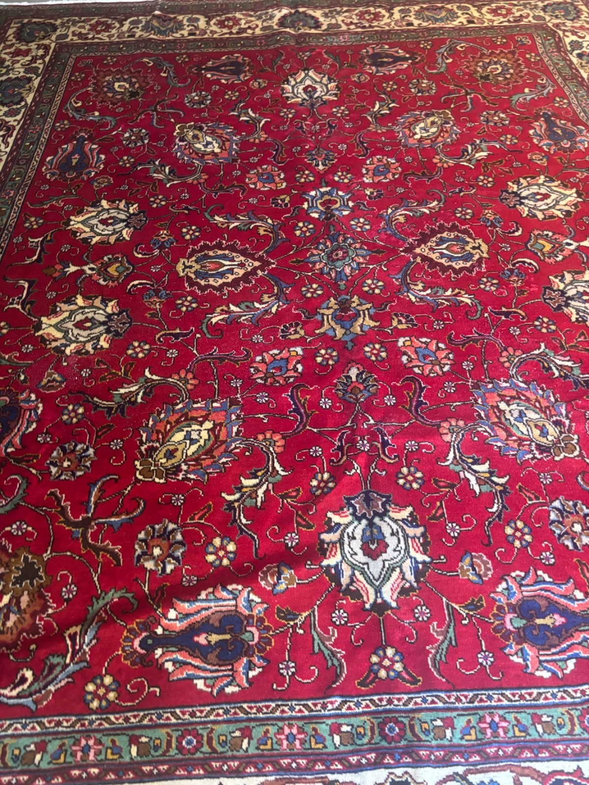 SIMI ANTIQUE. HAND MADE. 12X10 EXCELLENT CONDITION. FULL PILE.WITH SINGNR gallery
