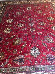 SIMI ANTIQUE. HAND MADE. 12X10 EXCELLENT CONDITION. FULL PILE.WITH SINGNR